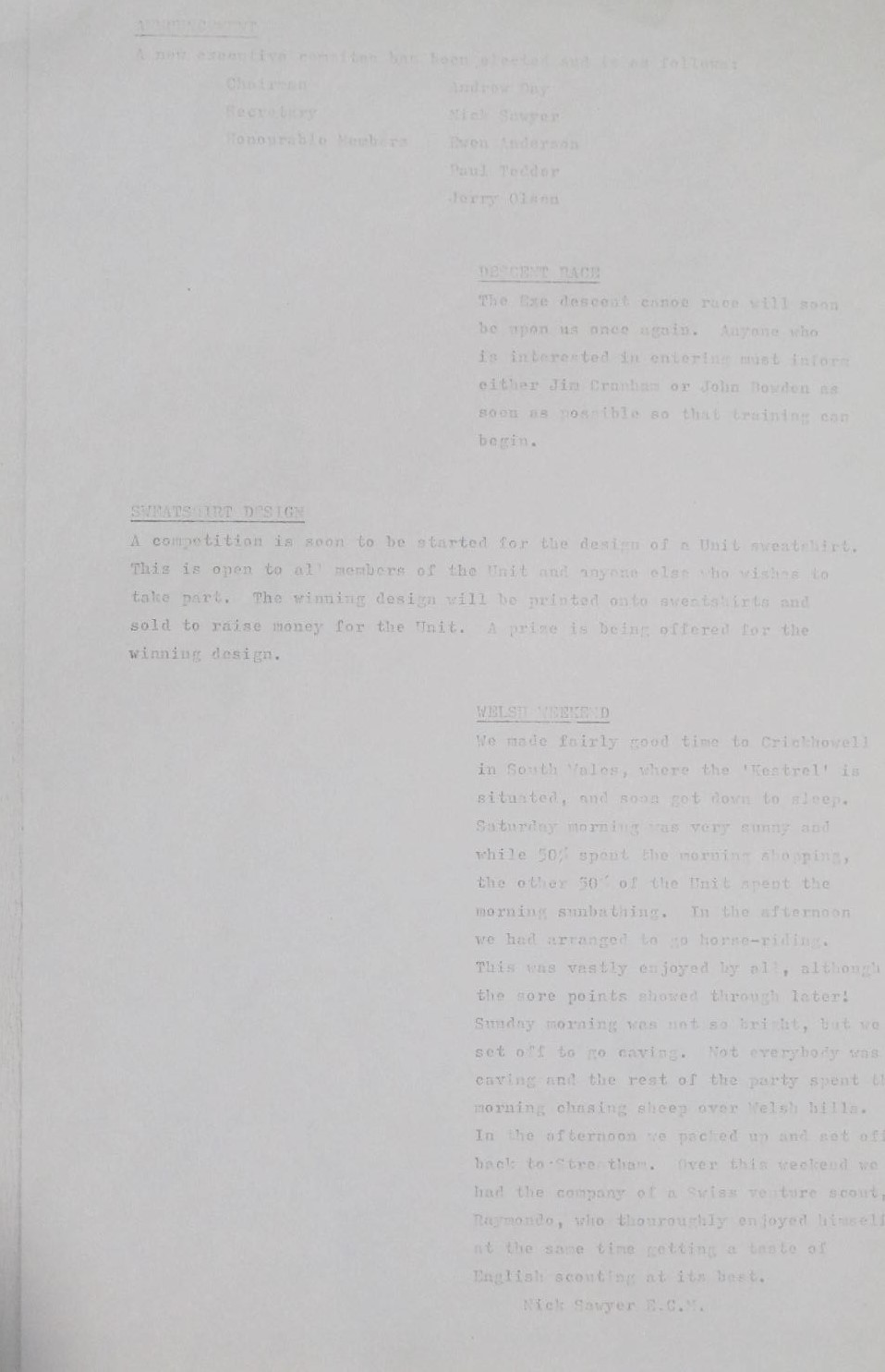 Newsletter August 1973