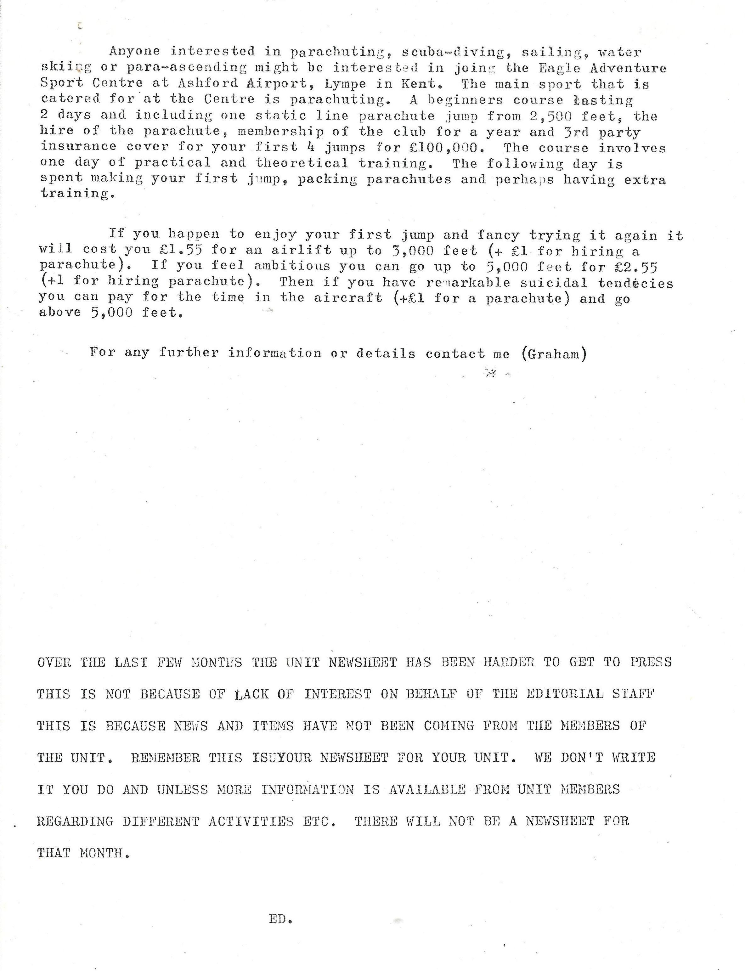 Newsletter Jun 74
