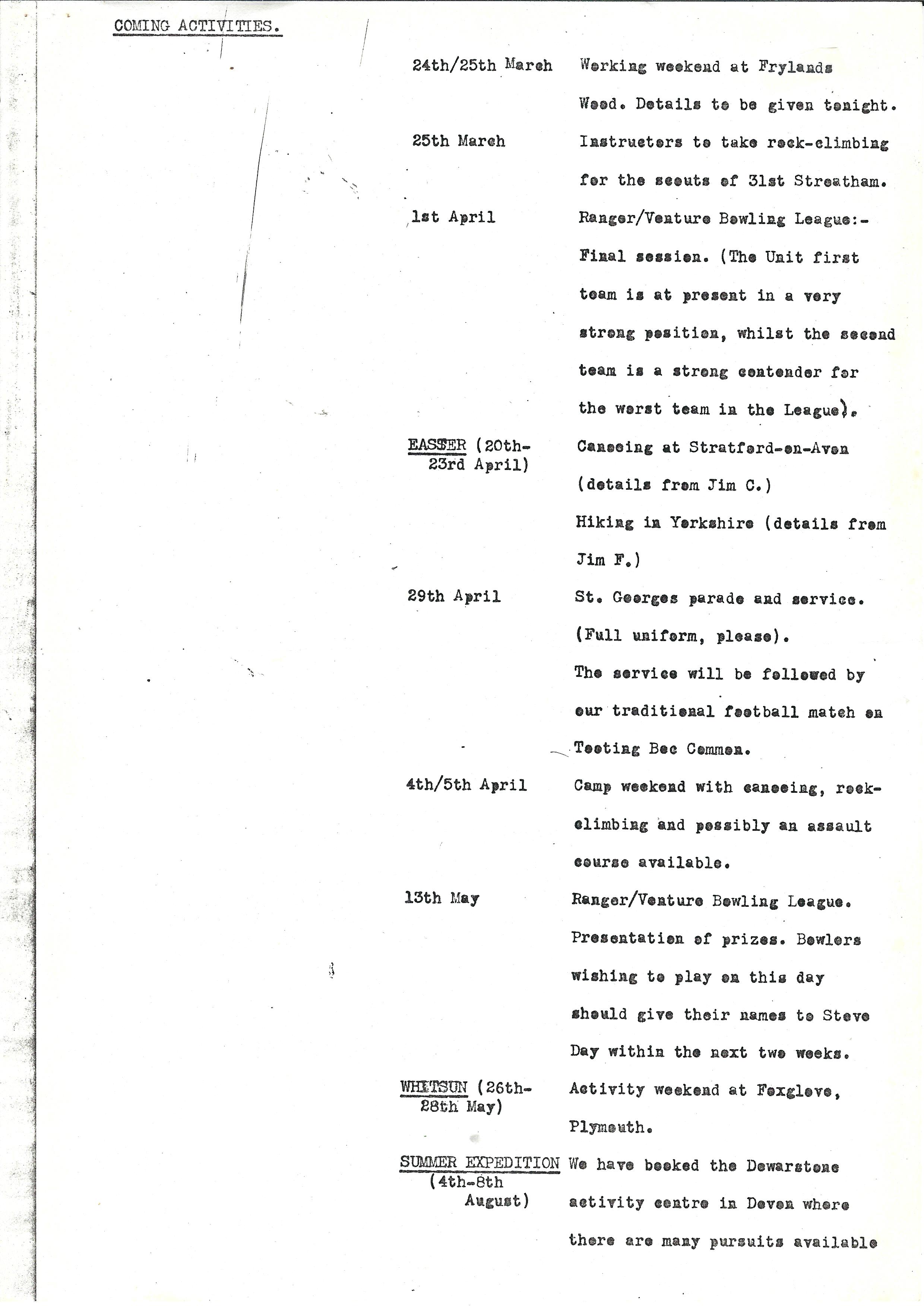 Newsletter Mar 73