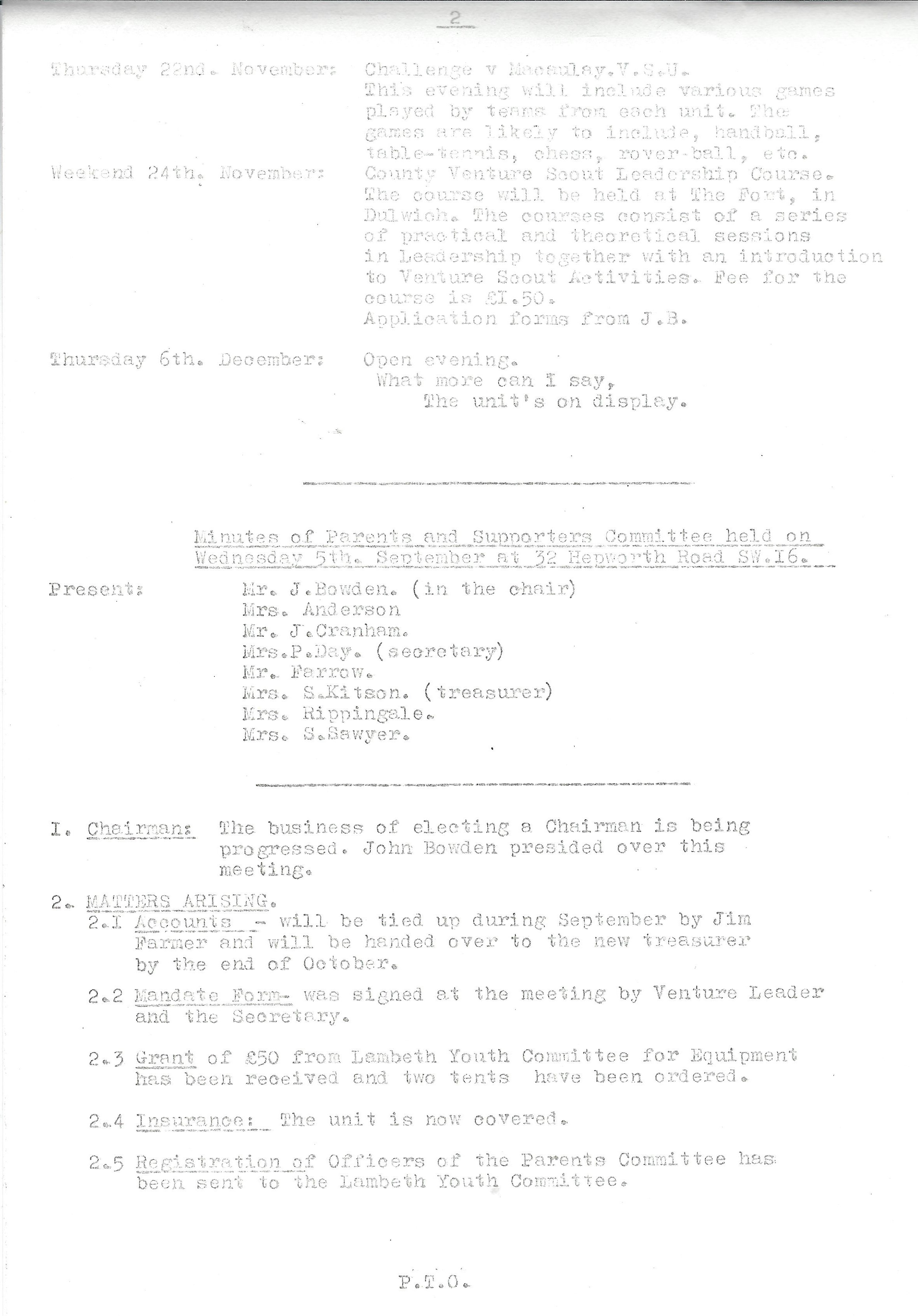 Newsletter Oct 73