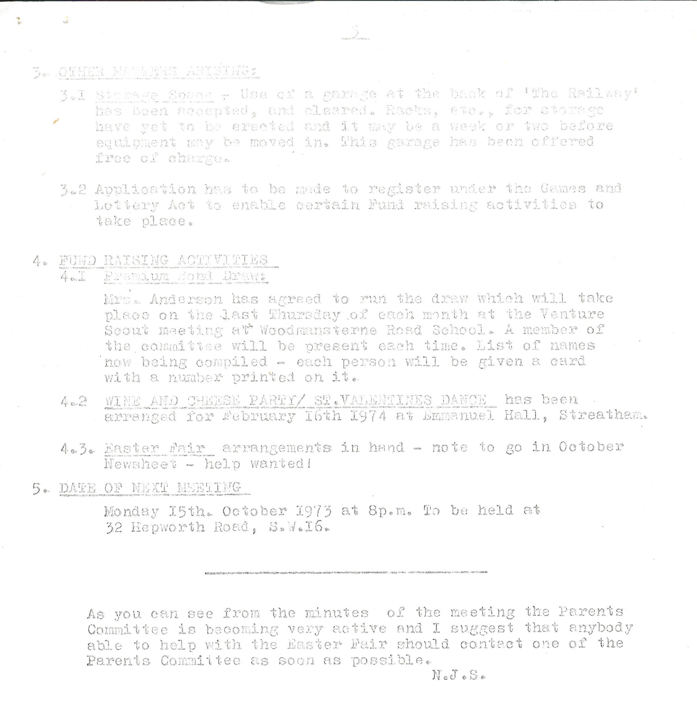 Newsletter Oct 73