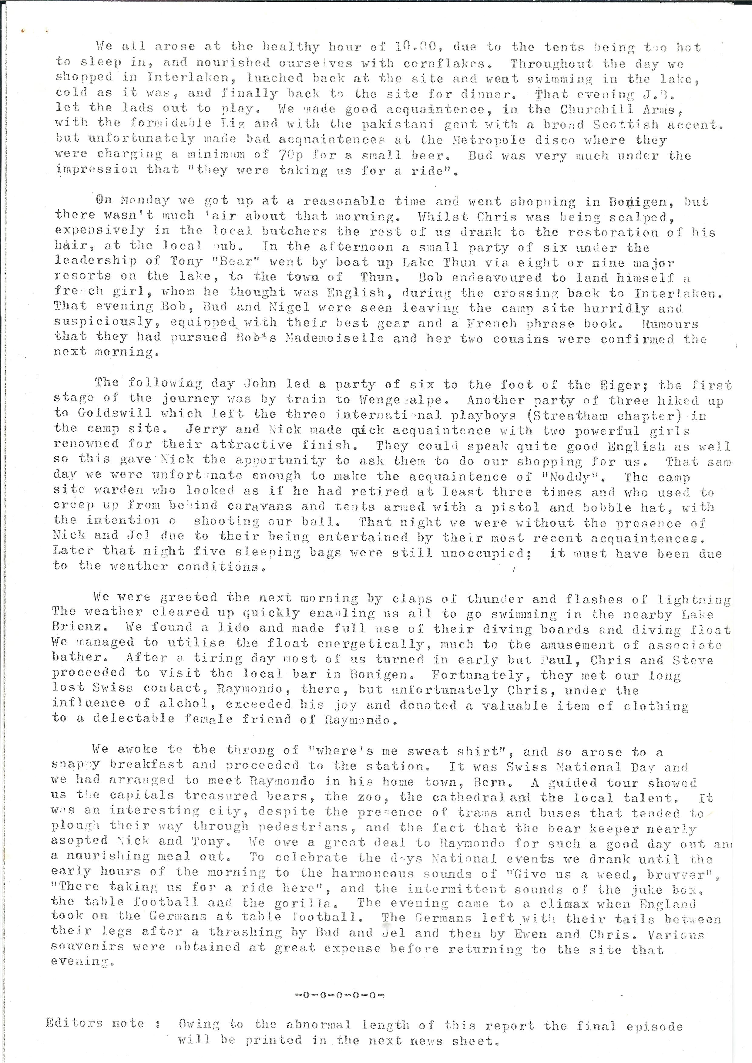 Newsletter Jun 74