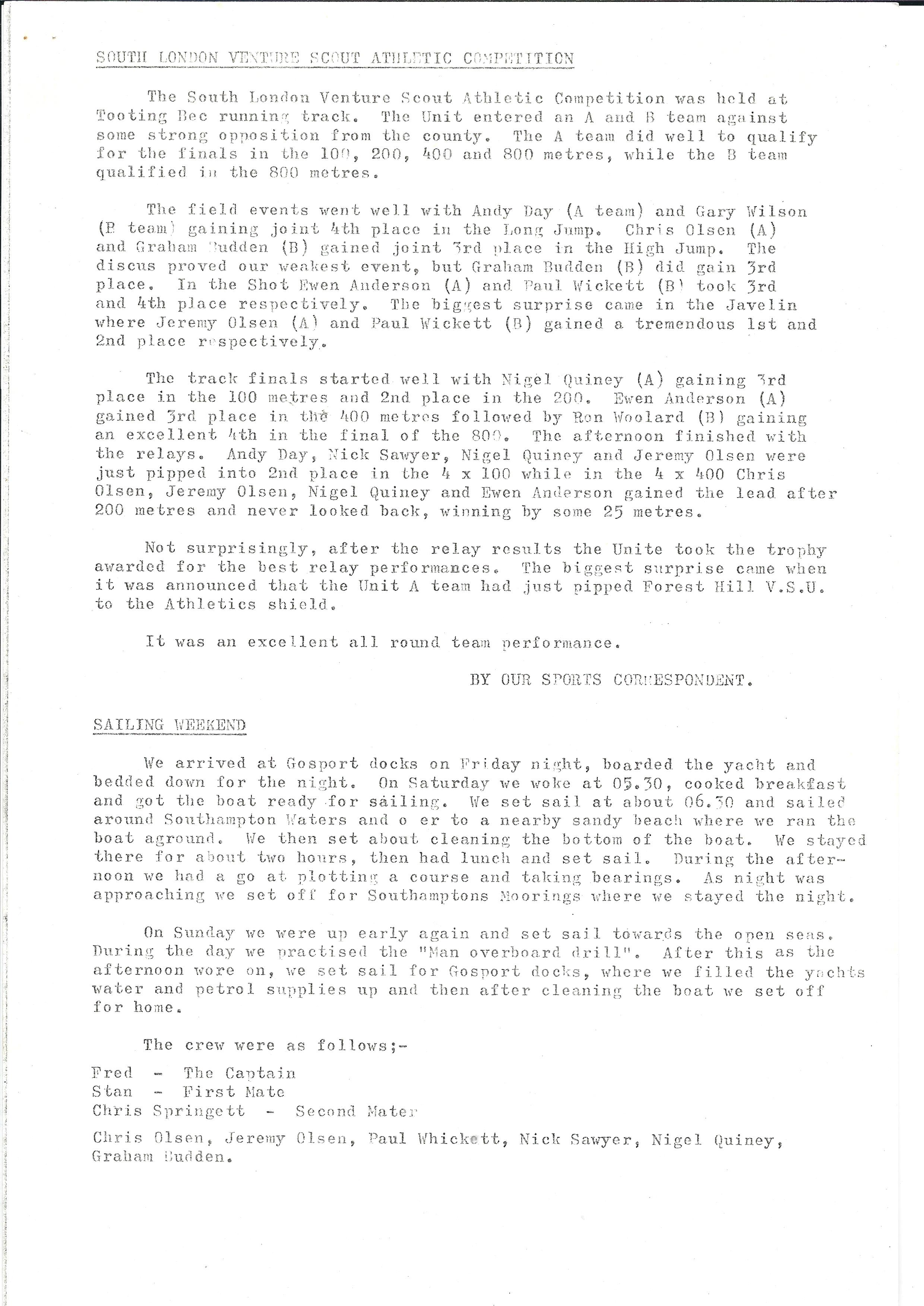 Newsletter Oct 74