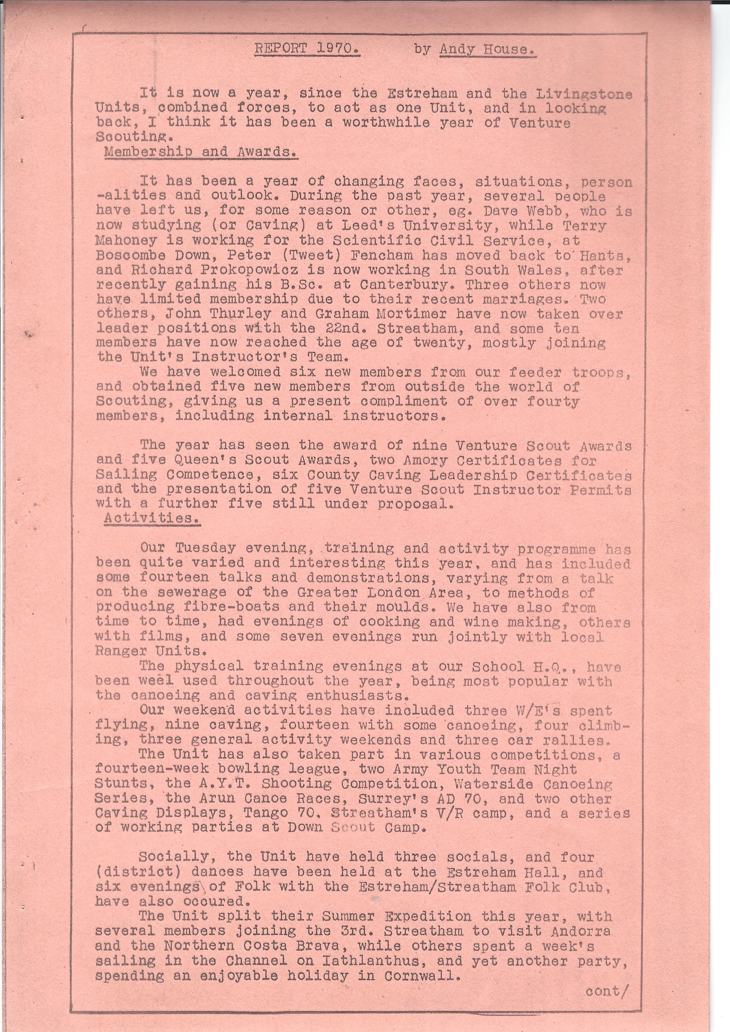 Report 1970