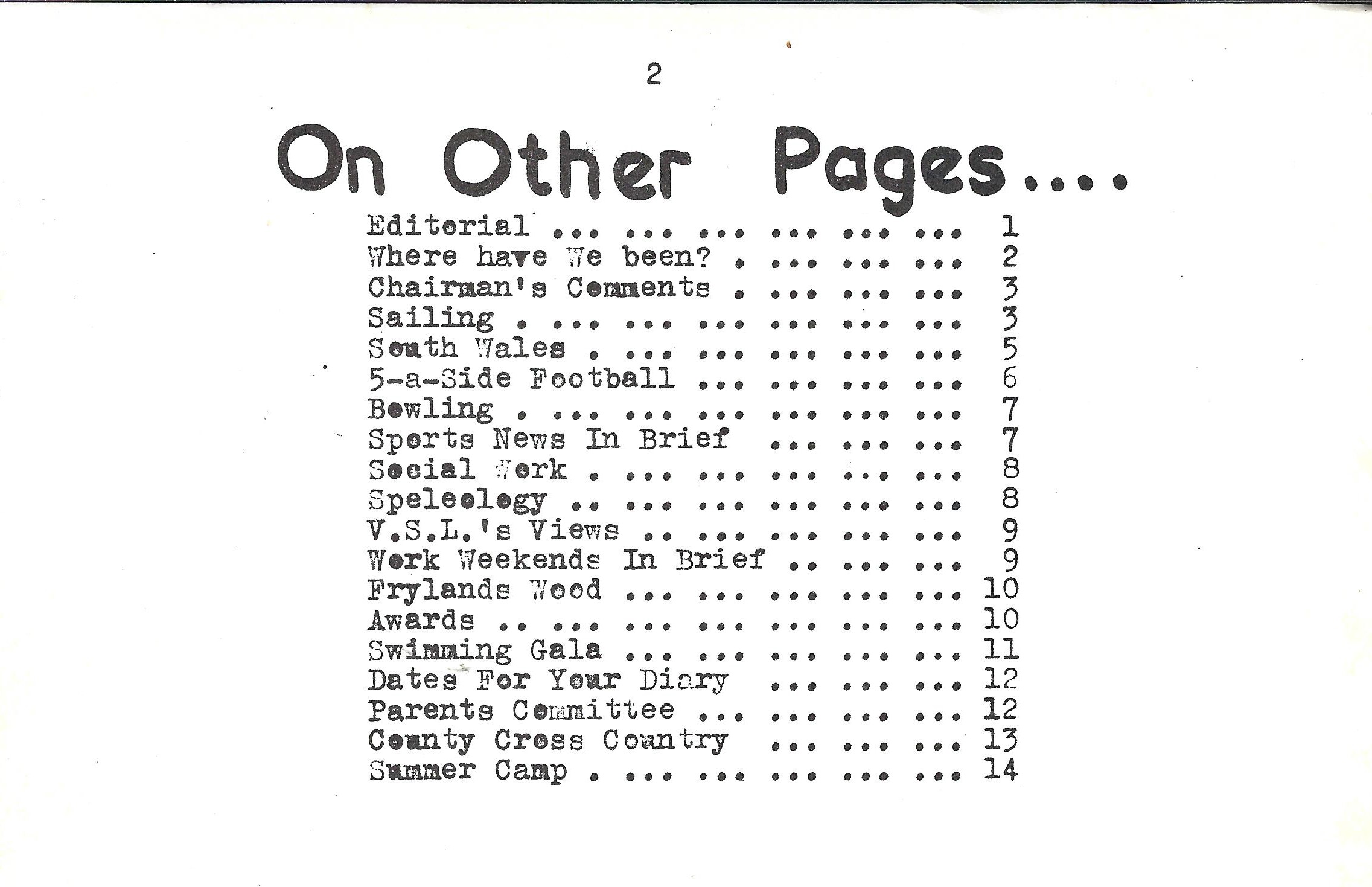 On Other Pages