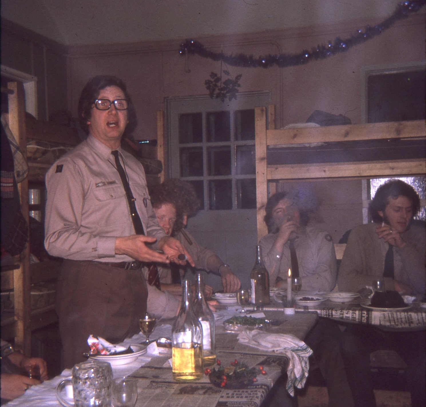 Roy Hunt speaks, Christmas 1974