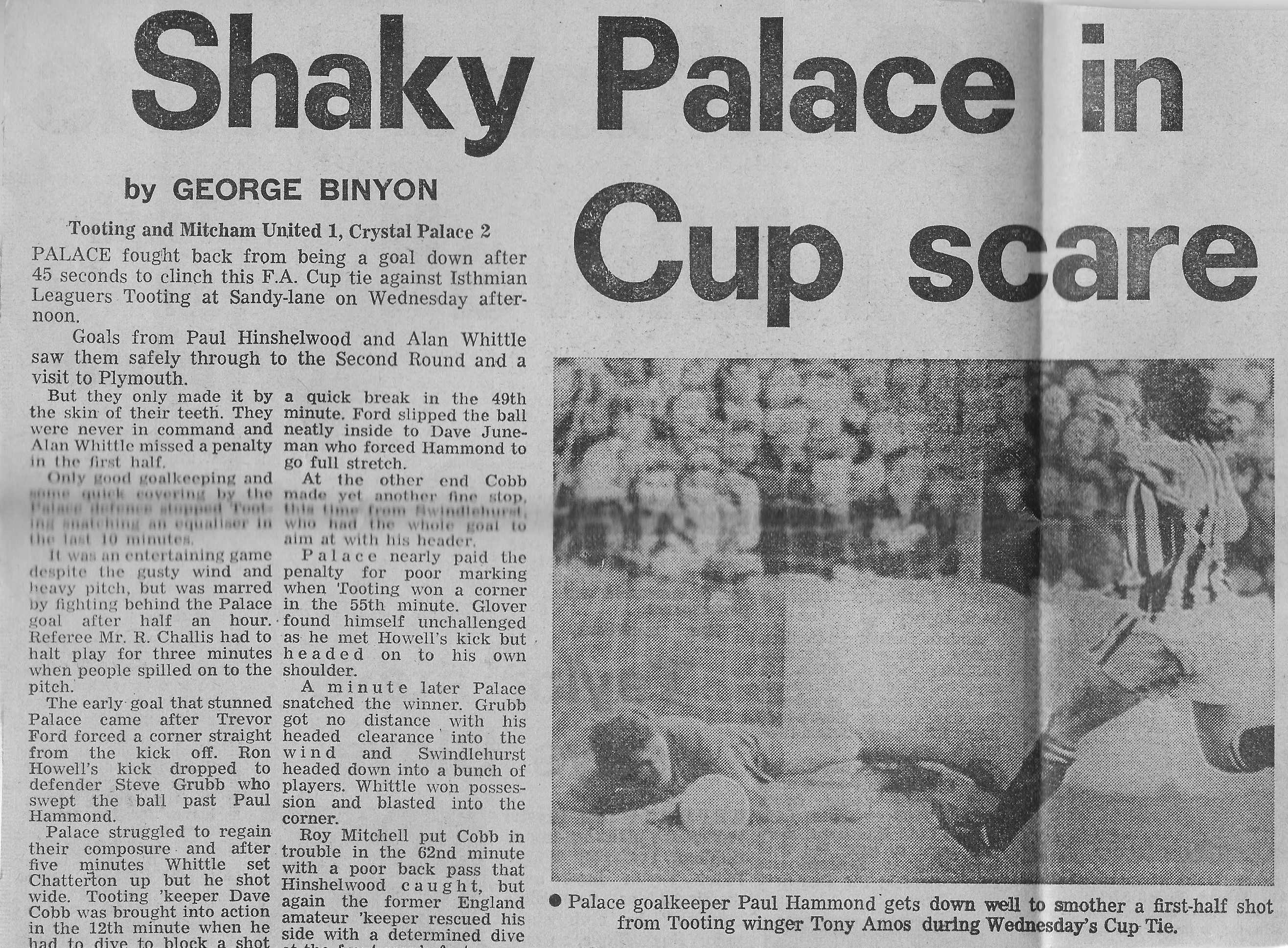 SN Match Report